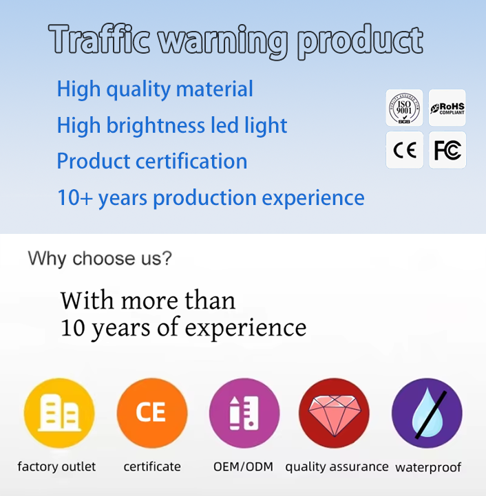Solar Warning Light Banner