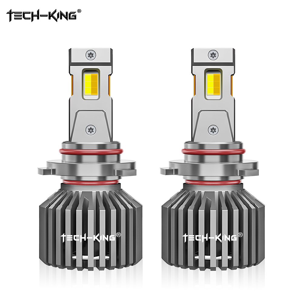 TECH-KING APP Control Intelligent Led Headlights Bulb Adjustable Colors 2-75W Led H1 H3 H4 H11 9006 9005 9012 H7 Led Headlights