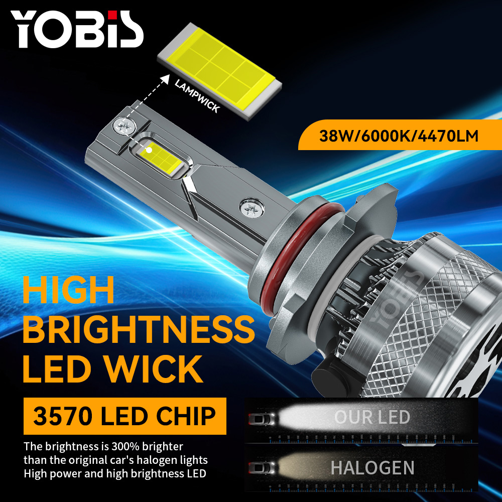 YOBIS Best Selling OEM/ODM Customized Auto Light Factory Price 120W Headlight High Cooling System Long Lifespan Car LED Light