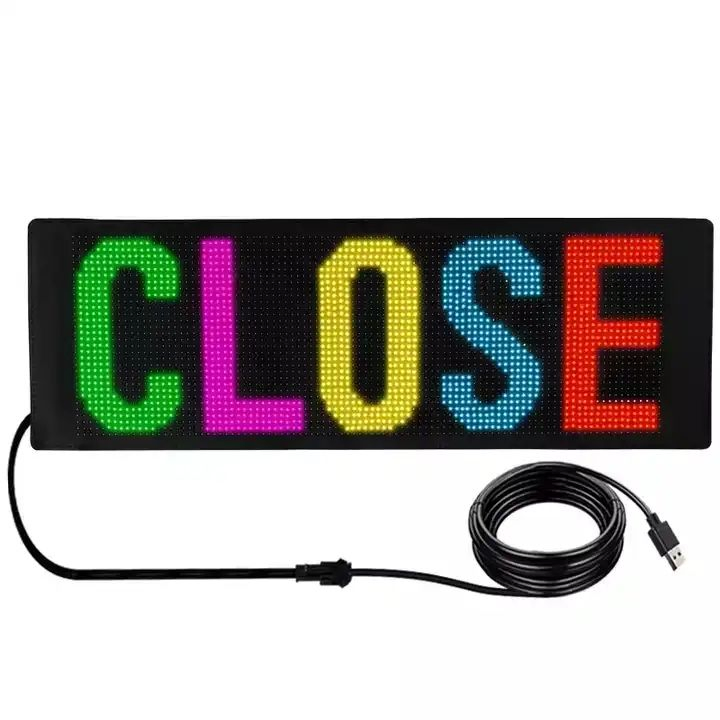 Flexible LED Display Panel for Car Window Advertising