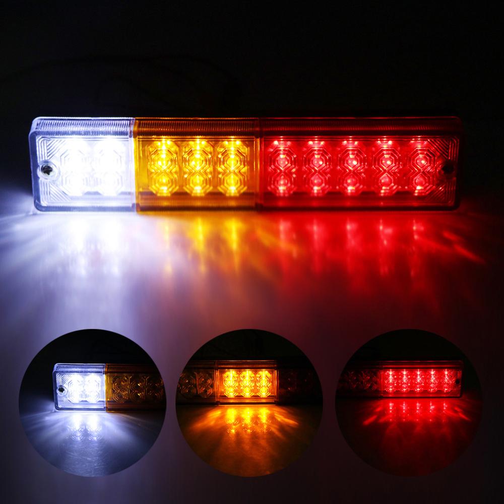 New 12V LED Lights for Heavy Machinery Vehicles Truck Trailer ATV Tractor Forklift Excavator-Indicator Reverse Combination