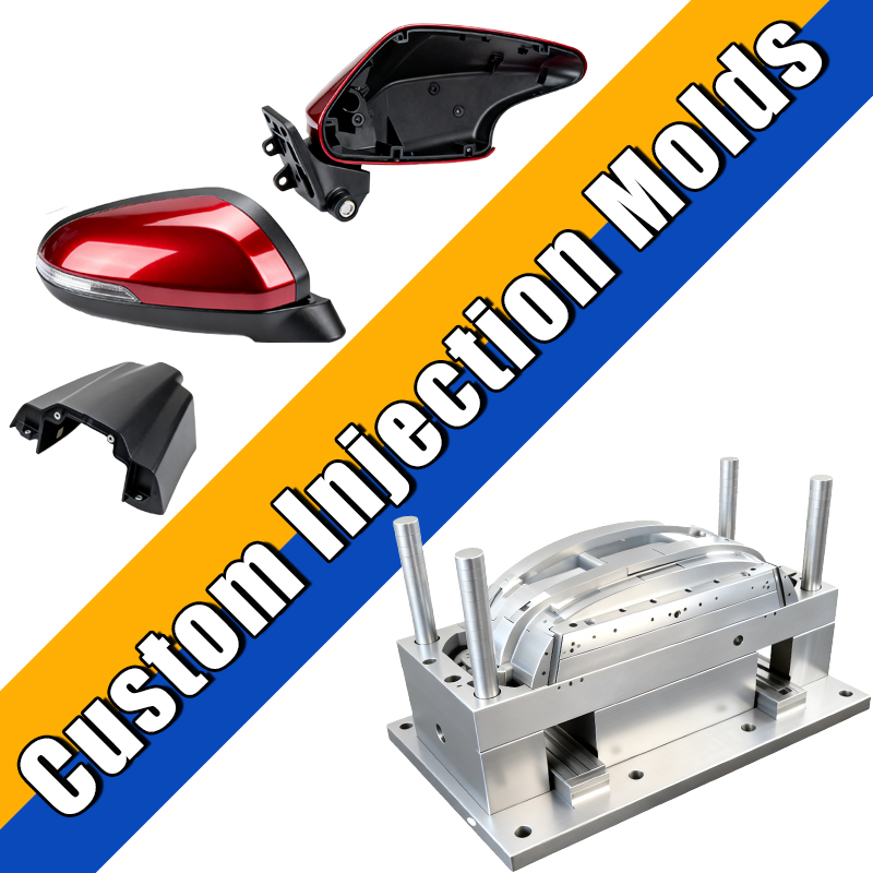 High Transparency PMMA PC Lens Injection Molding Service For Electric Vehicle Headlight Tail Light Components Injection Molding