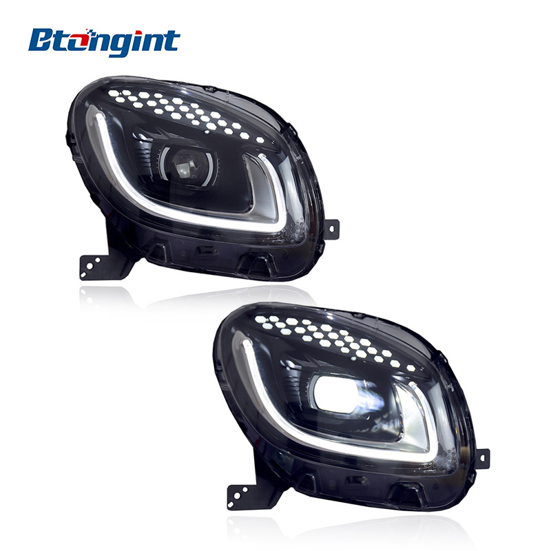 Suitable for Modifying Benz Smart Headlight Assembly with 453 Daytime Running Light, Width Indicator Light, Dual Lens Headlight