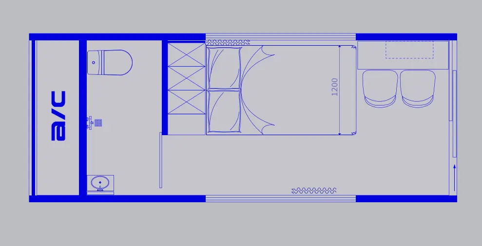 Custom Smart Space Capsule with Complete Facilities for Glamping and Resort Product, Pricelist