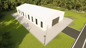 OEM Prefab Steel Structure Buildings for Outdoor Factory Warehouse & Workshop Constructed with Sandwich Panel Material Product, Supplier
