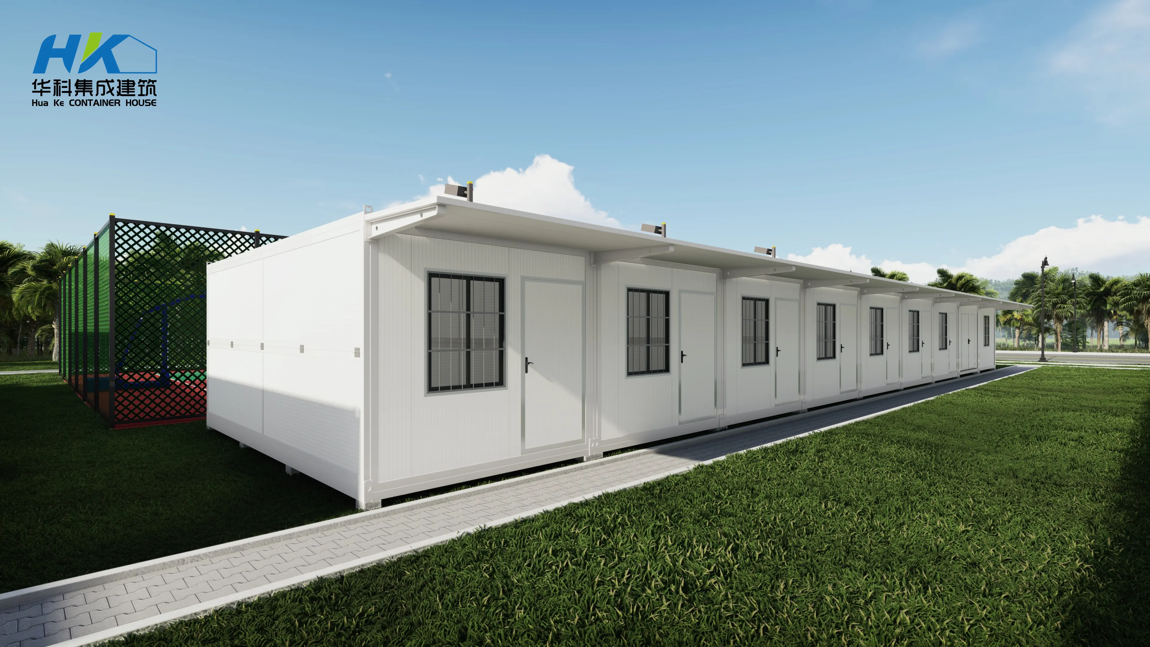 Temporary Building Rendering Technique 8