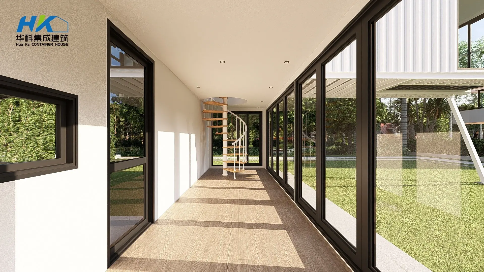 Spacious interior living space