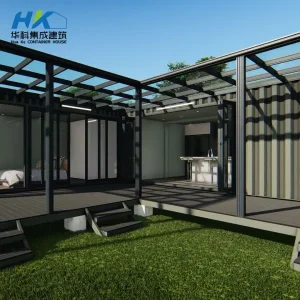 High-Quality 4 unites 40' Modified Shipping Container House