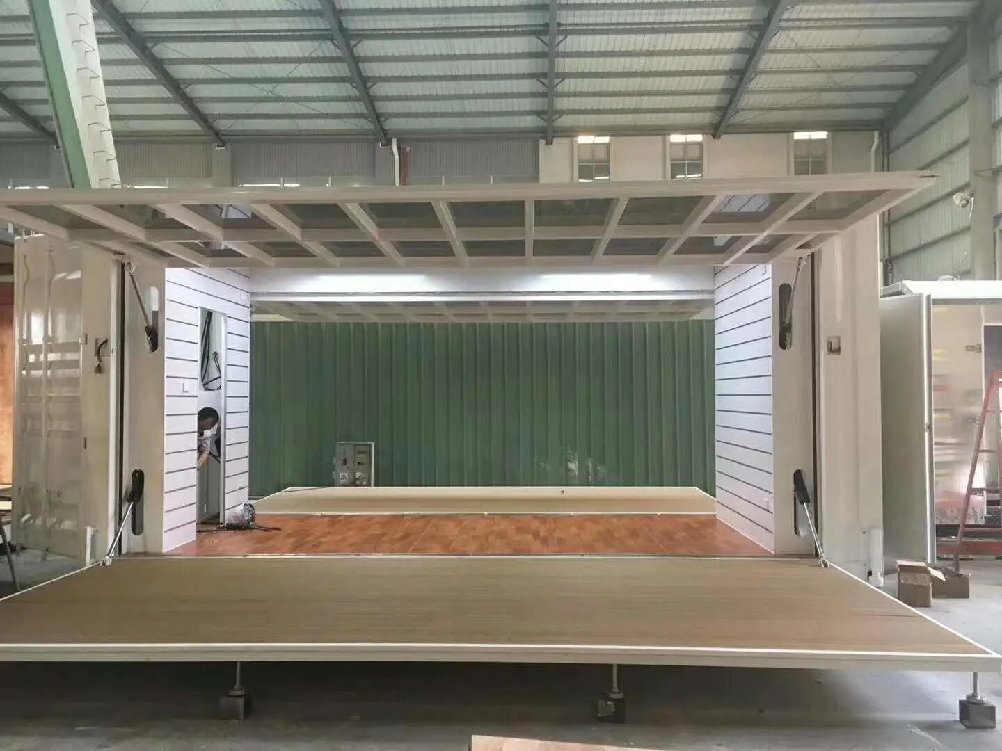 High-Quality Professional China  Portable Container House - 20ft expandable shipping container shop/coffee shop .  - HK prefab Pricelist, Products