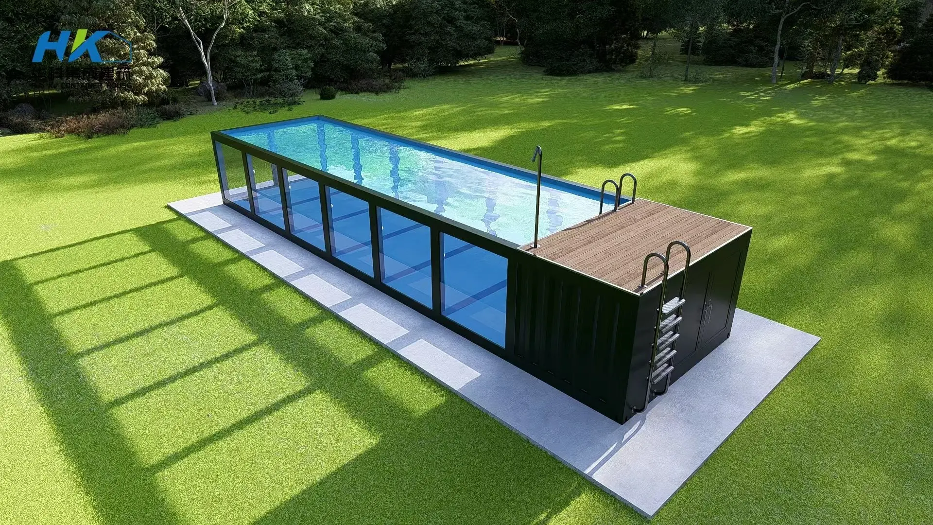 Swimming Pool Rendering 3