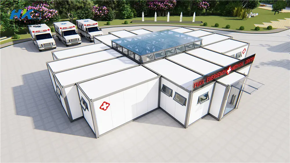Modular Clinic Design Rendering 2