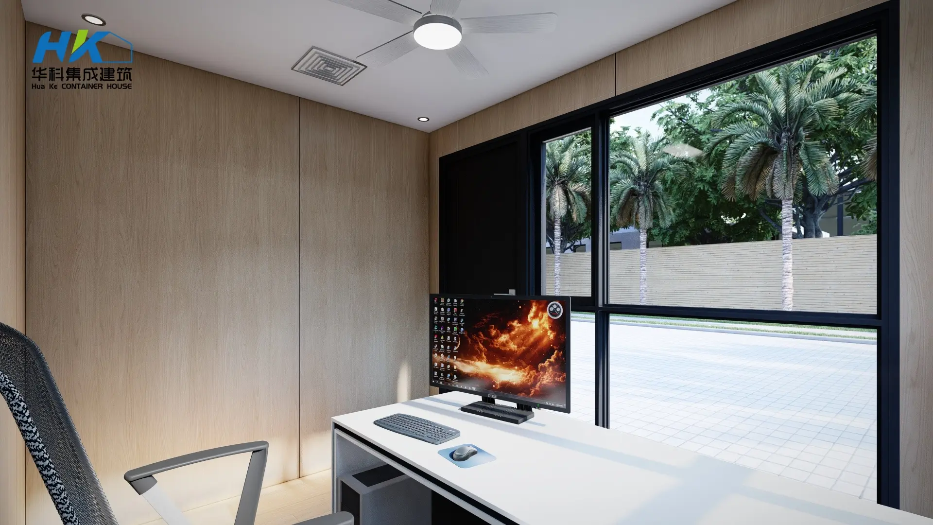 Containerized Office Detail 4