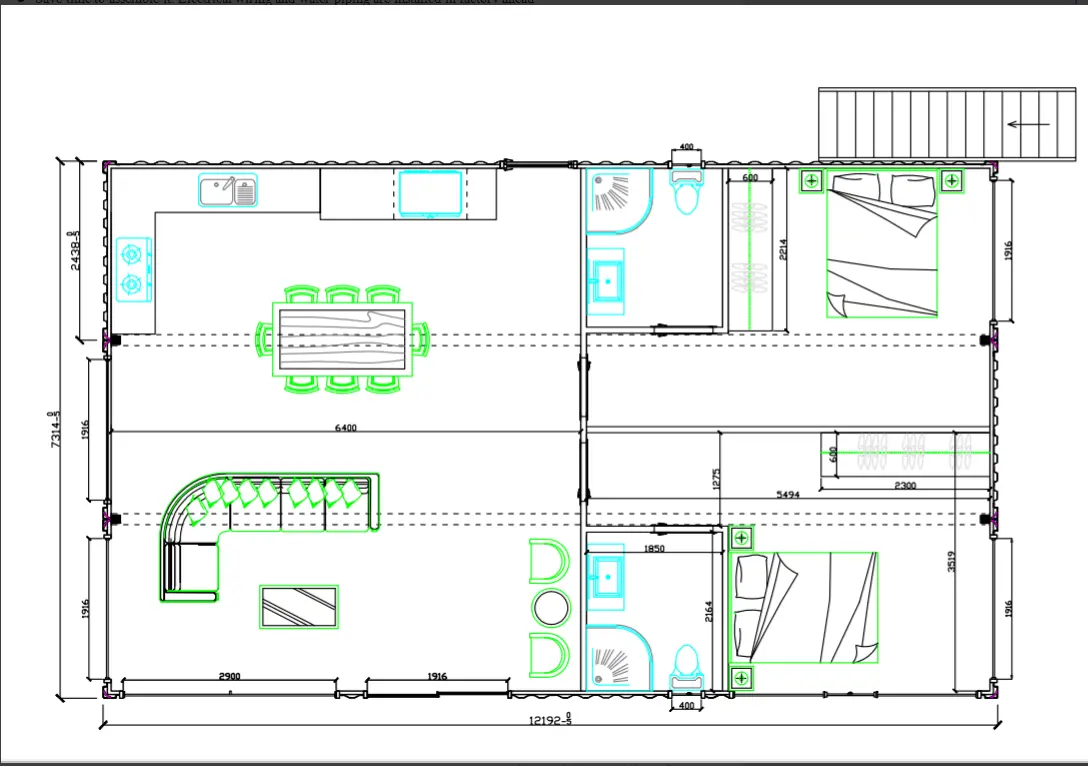 First floor layout