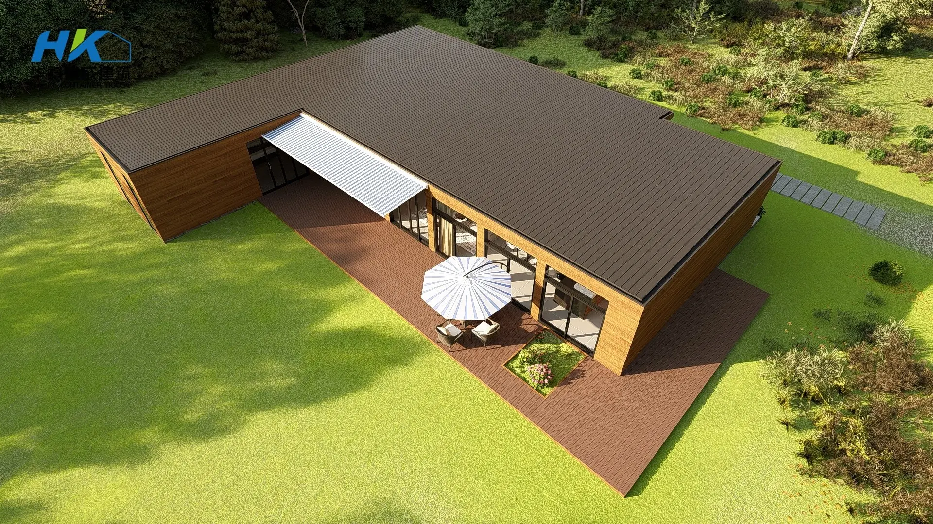 High-Quality Customized Modern Design Prefabricated Luxury Modular Container Villa House for Export Product, Pricelist