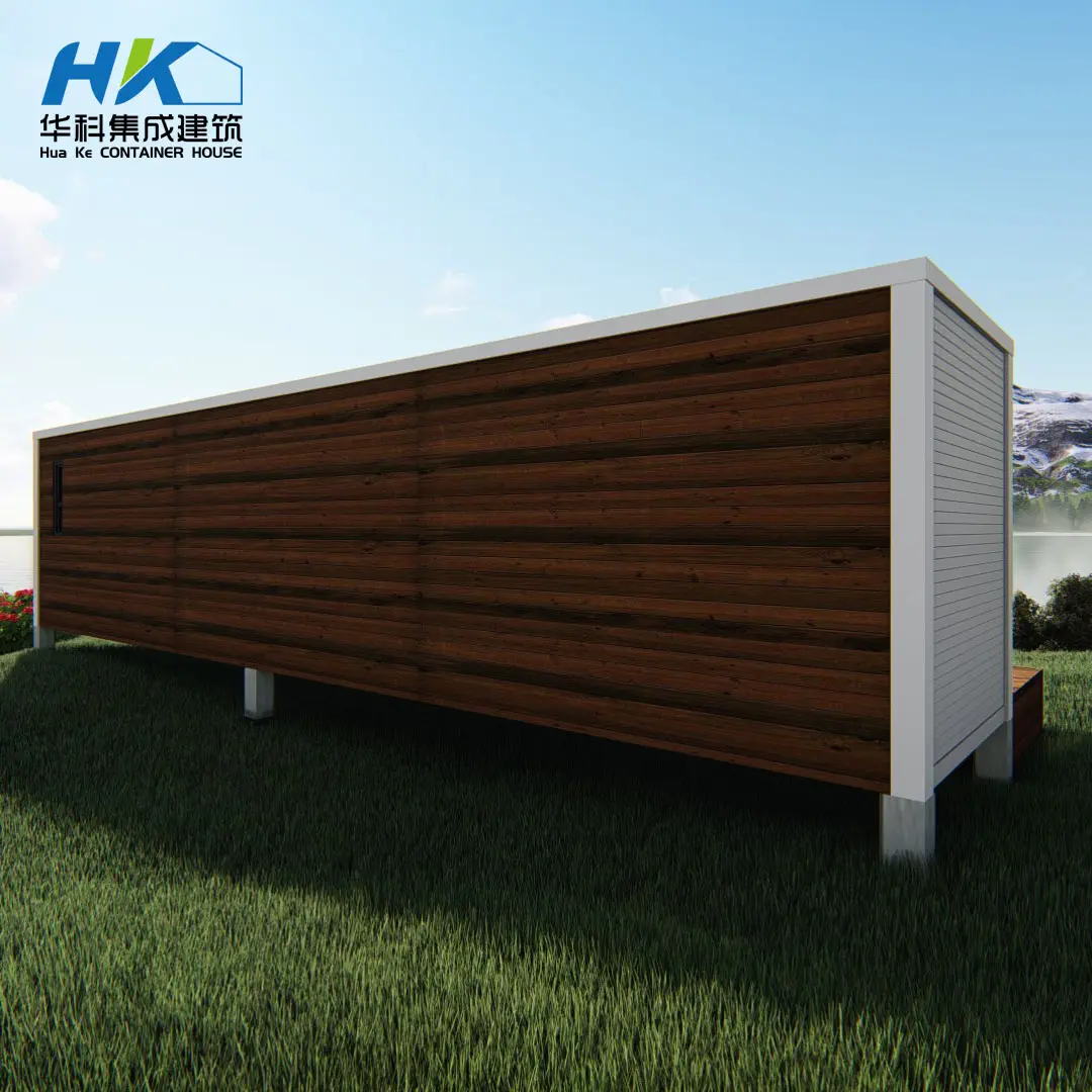 Custom 40FT Ready Made Modern Customized Luxury Thermal Insulation Wooden modular prefab prefabricated shipping container House villa   for Dwelling Factory, Suppliers