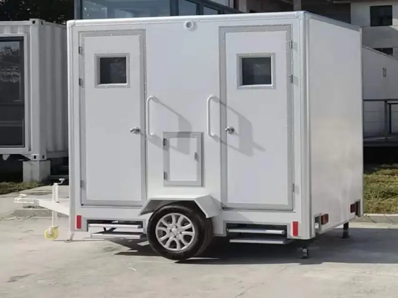 High-Quality Smart Way-transportable Prefab Mobile Fiberglass Trailer Toilet Factories, Quotes