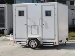 High-Quality Smart Way-transportable Prefab Mobile Fiberglass Trailer Toilet Factories, Quotes