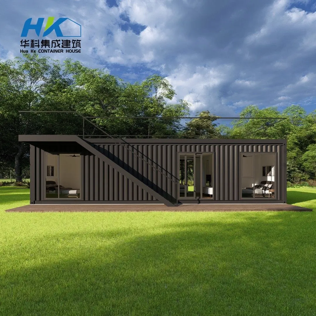 OEM 2 bedrooms Customized design Modular Prefab Shippping Container Granny Flat House Factories, Quotes