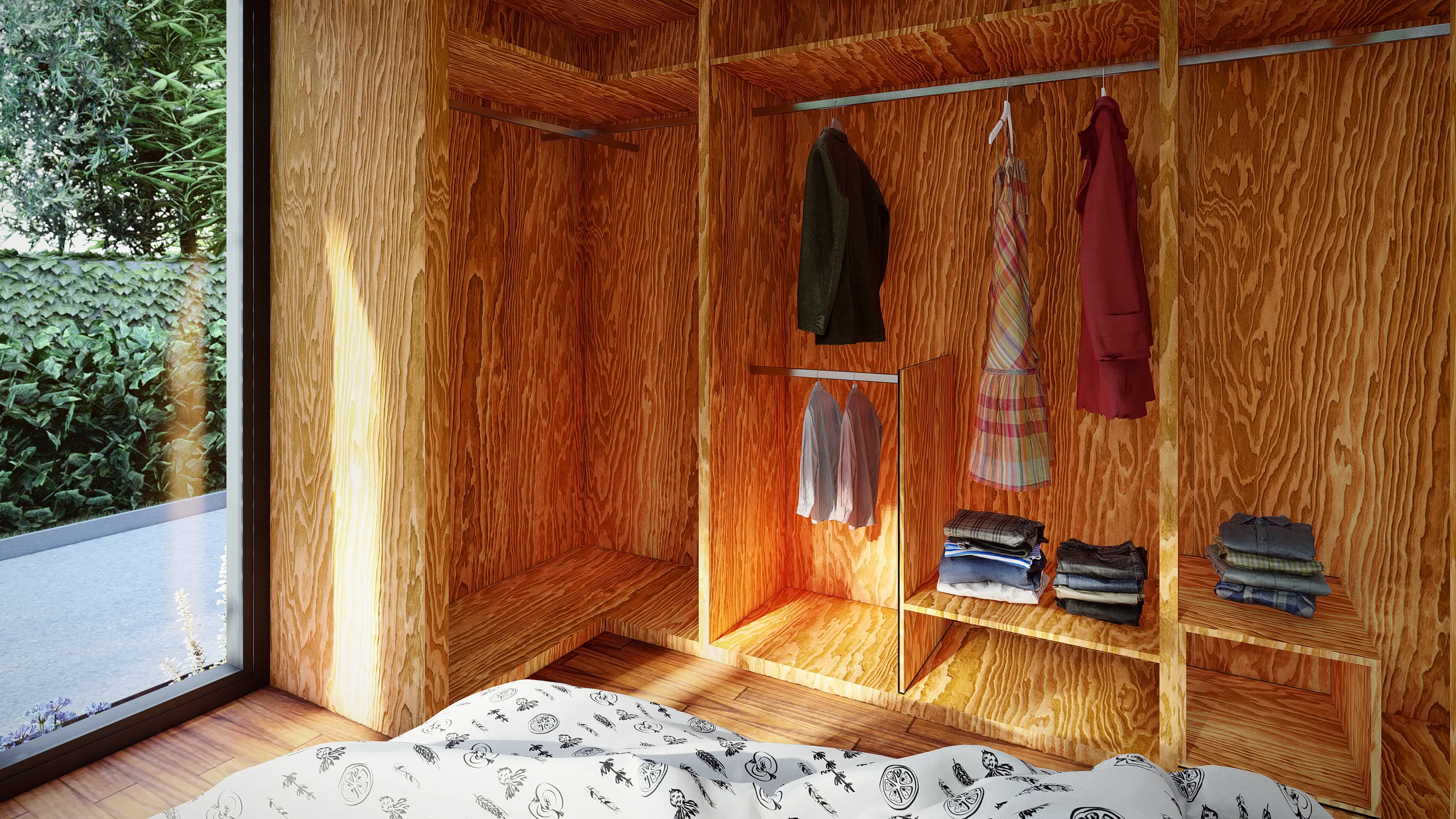 OEM 2x40ft Modified Container House Plywood inner decoration Factory, Product