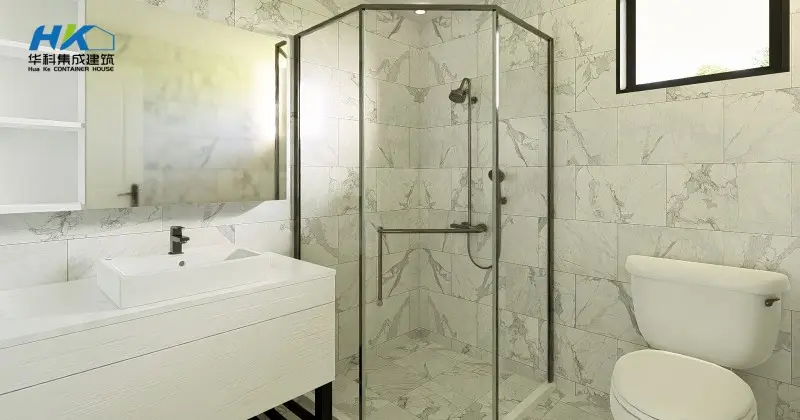Modern secondary bathroom detail