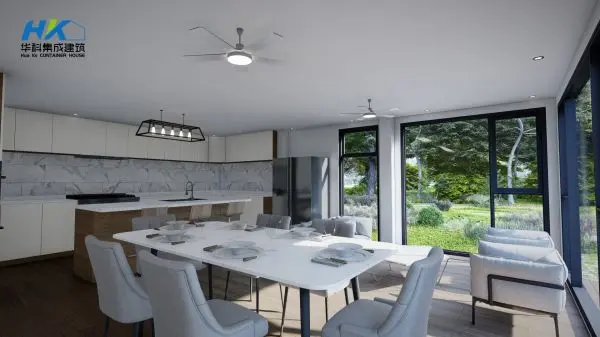 OEM 3*40ft Luxury Fully Furnished 2 Bedroom 1 Bathroom Prefabricated Container House Home Factory, Suppliers