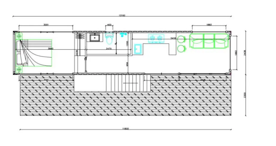 Container House Floor Plan