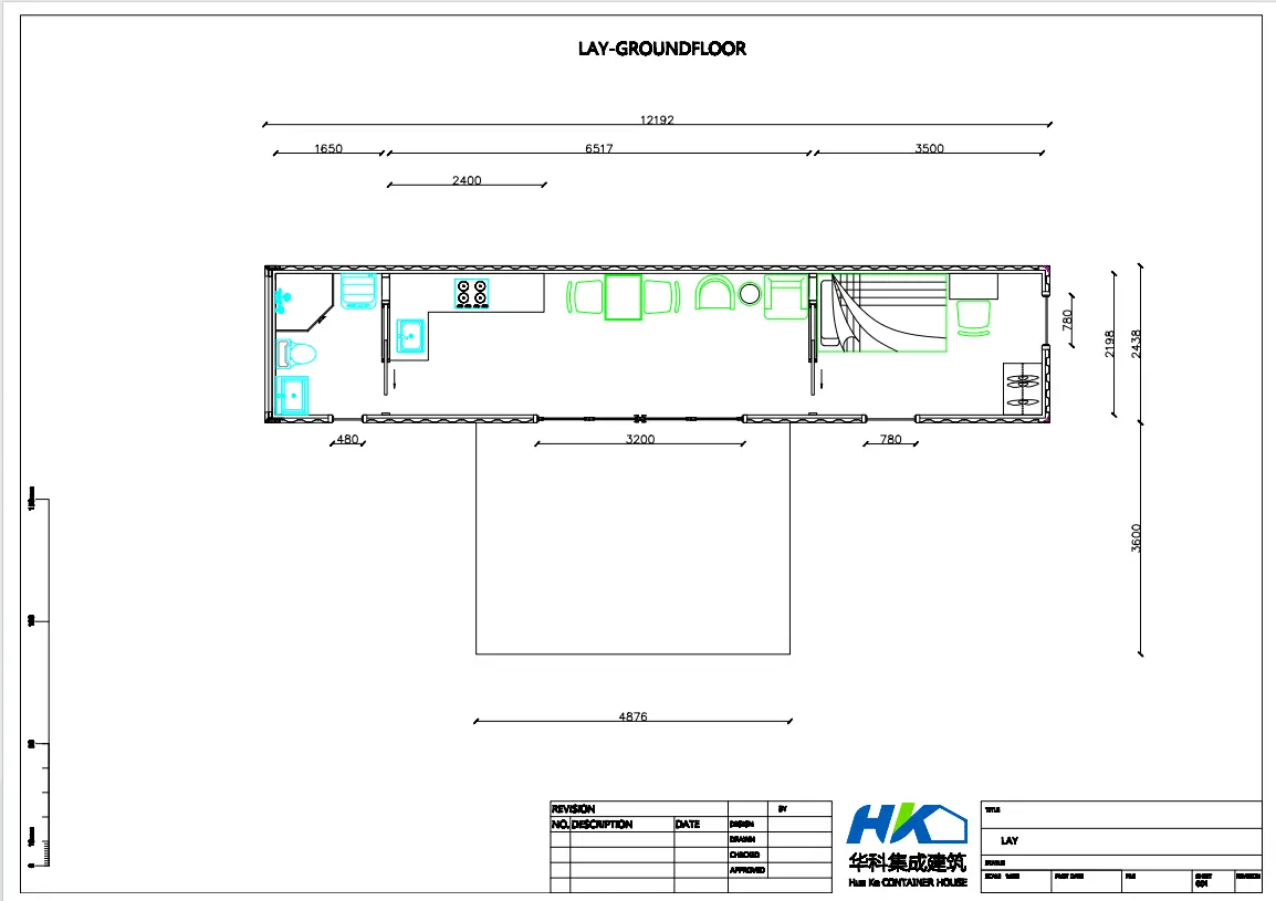 40ft Container House Design 1