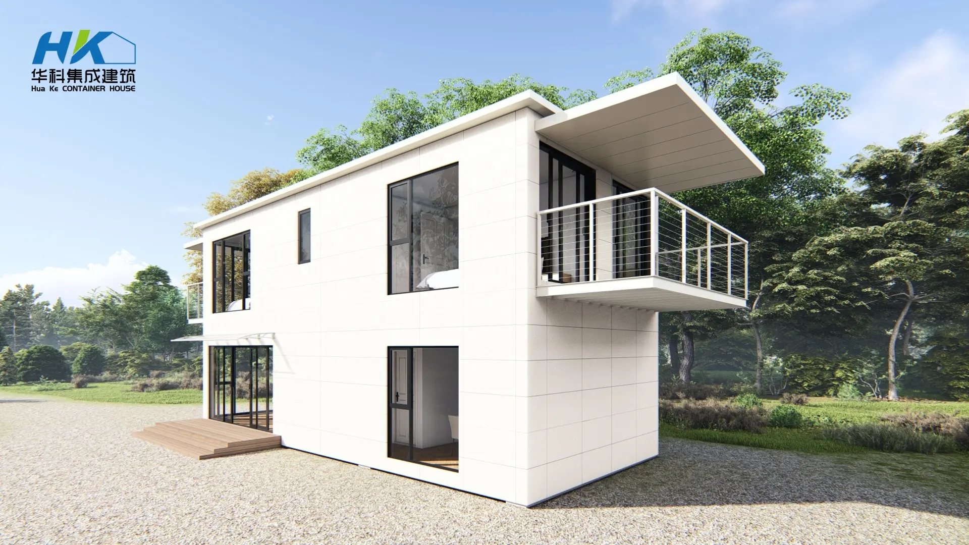 OEM China Factory Price 4*40FT Fully Furnished Luxury 2 Storey Customized Prefabricated Container House/Villa Product, Pricelist
