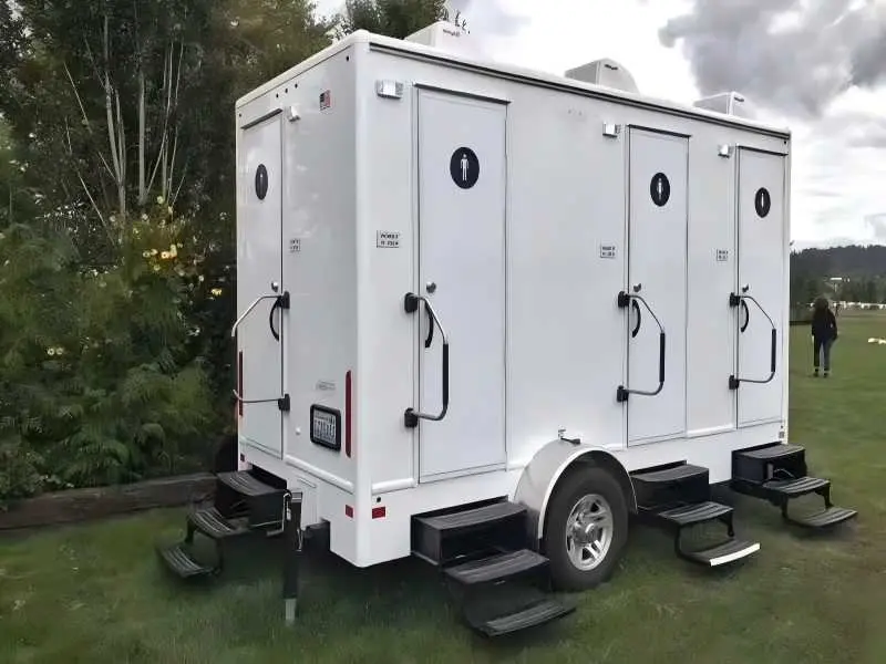 High-Quality Smart Way-transportable Prefab Mobile Fiberglass Trailer Toilet Factories, Quotes