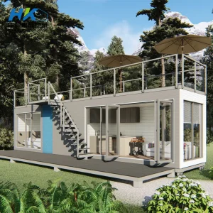 Luxury modern comfortable prefab container house for America market