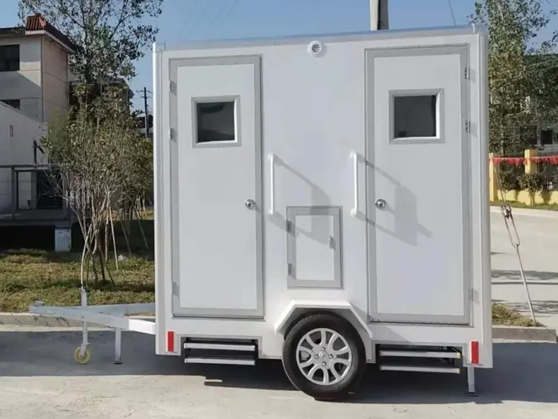 High-Quality Smart Way-transportable Prefab Mobile Fiberglass Trailer Toilet Factories, Quotes
