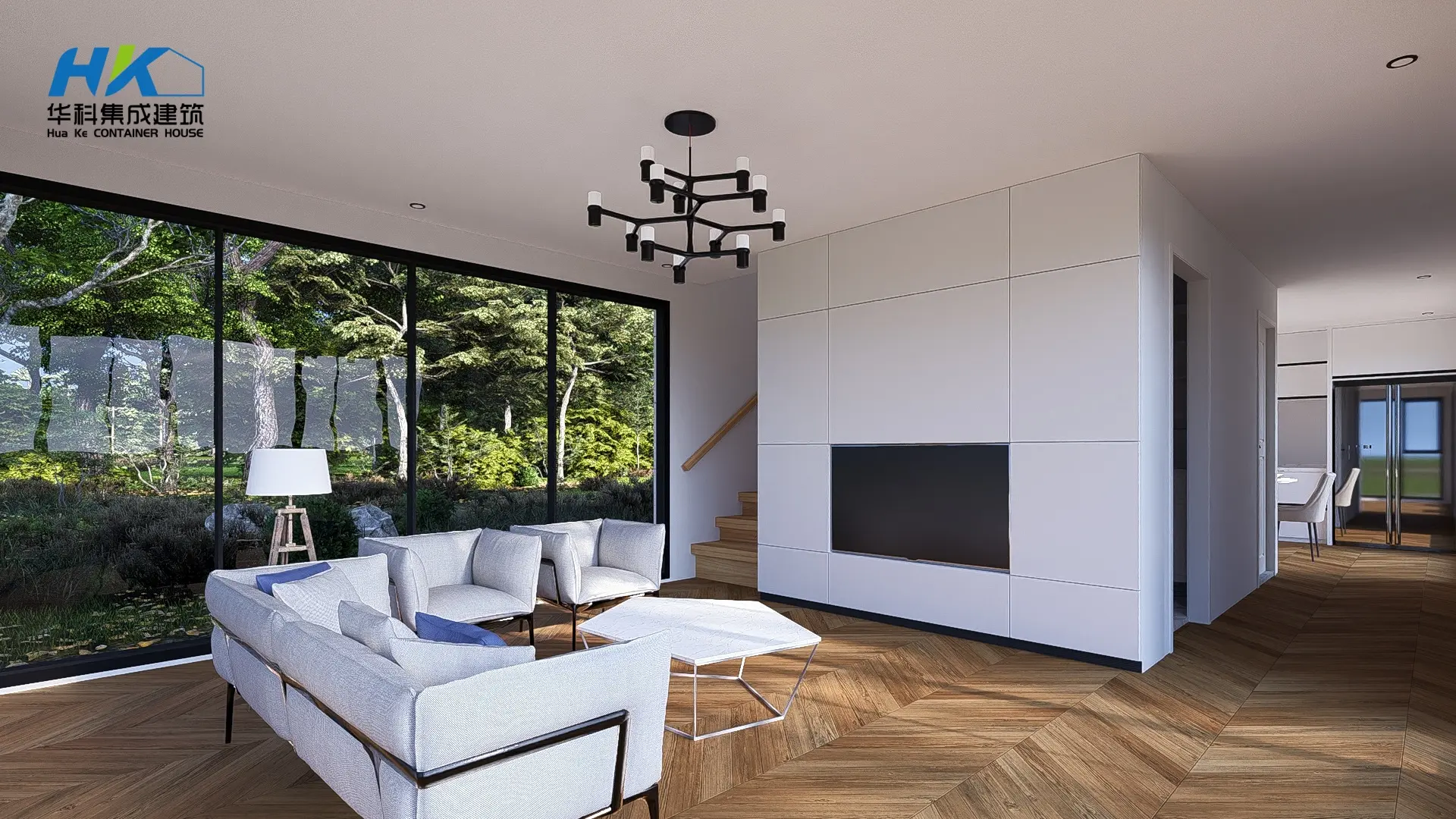 OEM China Factory Price 4*40FT Fully Furnished Luxury 2 Storey Customized Prefabricated Container House/Villa Product, Pricelist