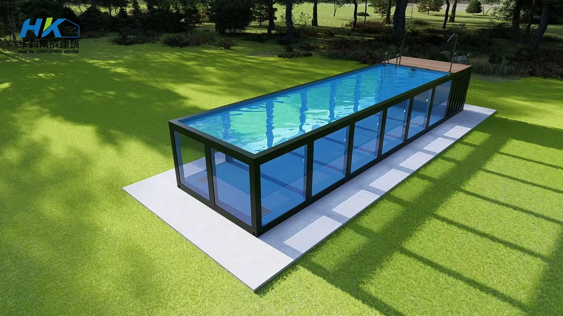 Swimming Pool Rendering 4