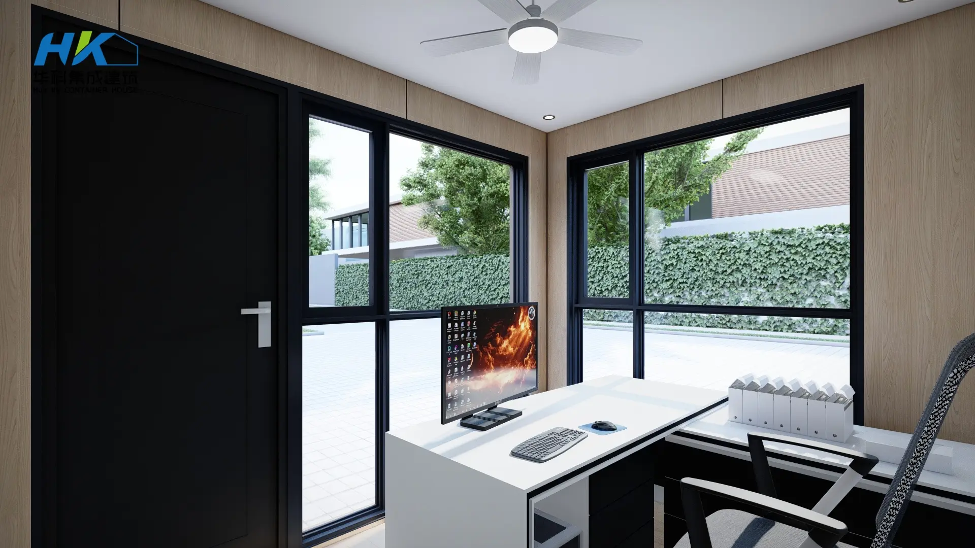 Containerized Office Detail 3