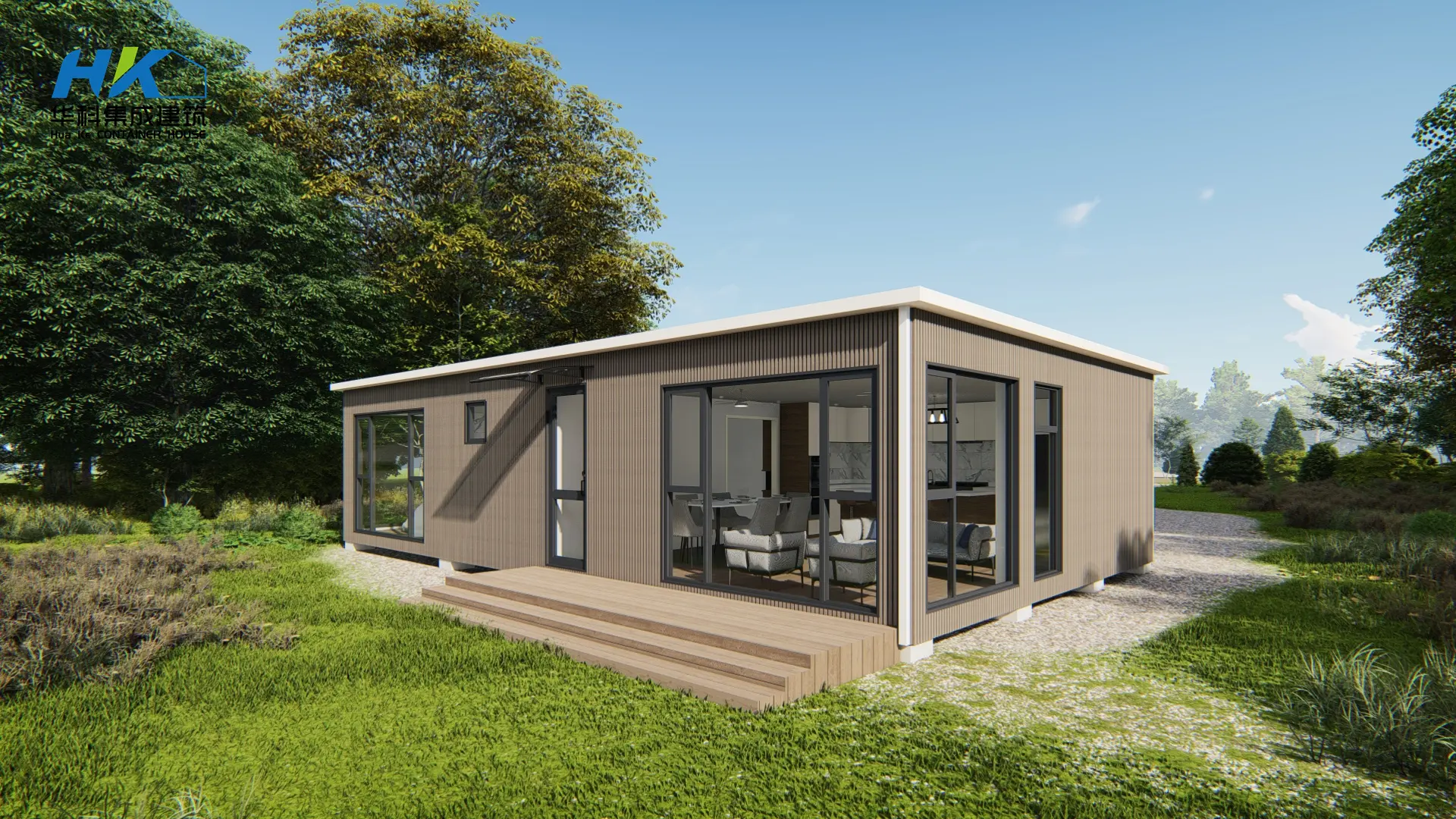 Container home room arrangement