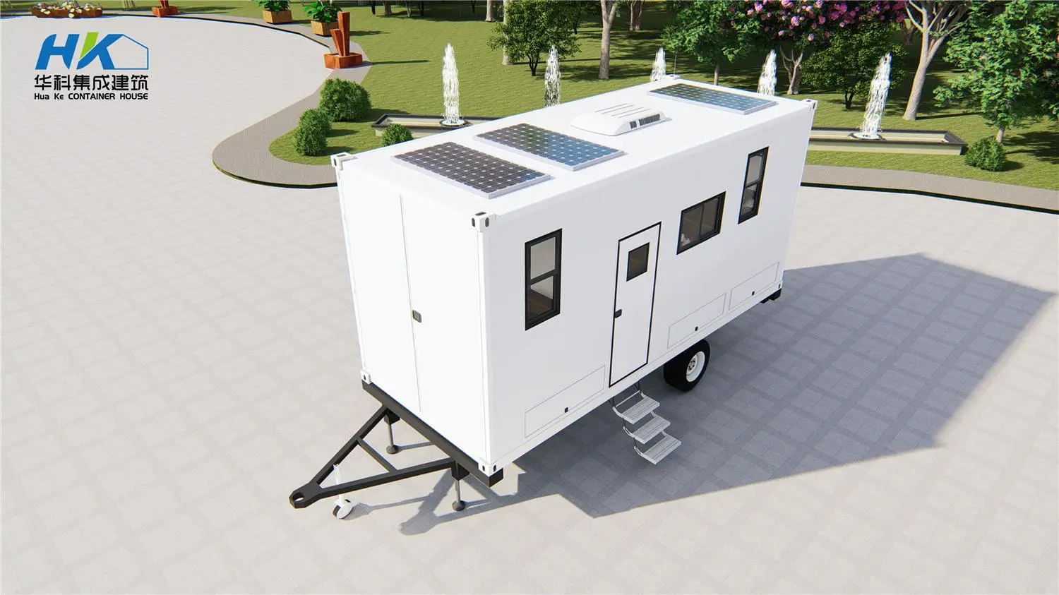 20ft fiberglass caravan interior detail
