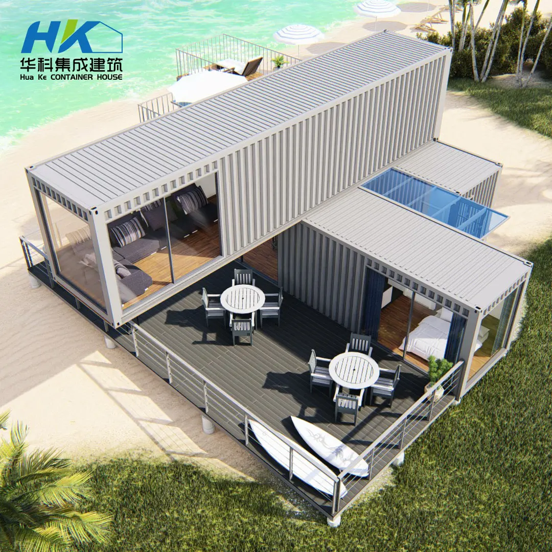 Custom 3*40ft Two Story Modular Prefabricated Shipping Container Home Factory, Pricelist