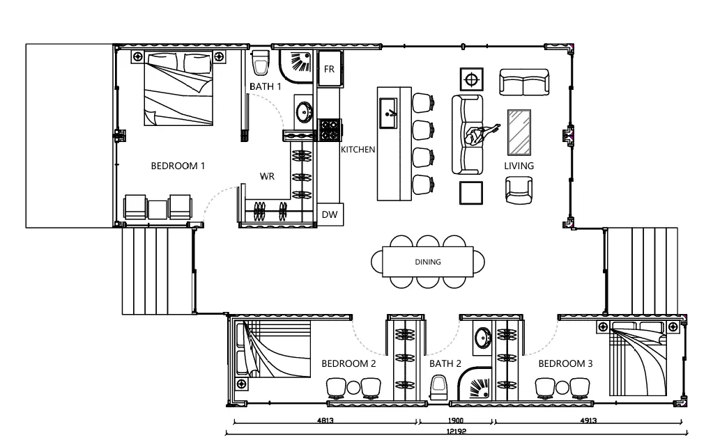 Main Villa Layout