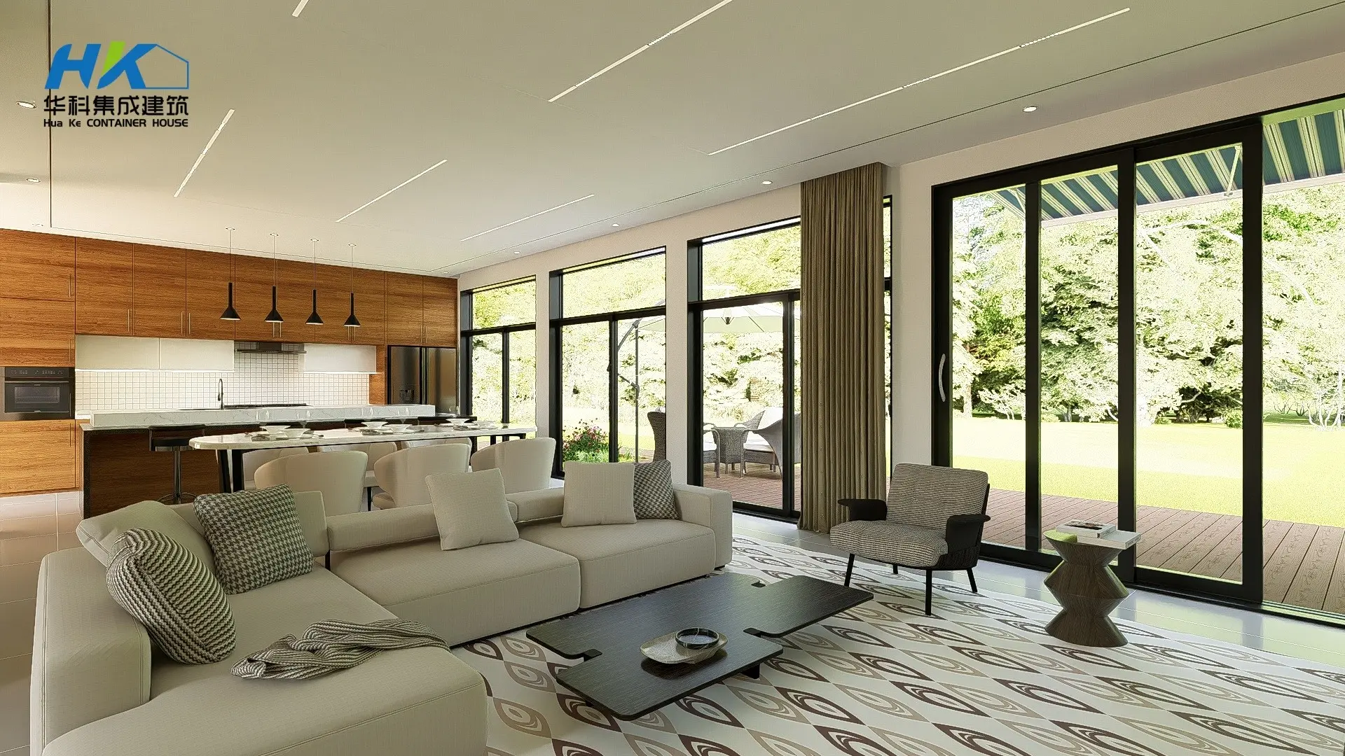 High-Quality Customized Modern Design Prefabricated Luxury Modular Container Villa House for Export Product, Pricelist
