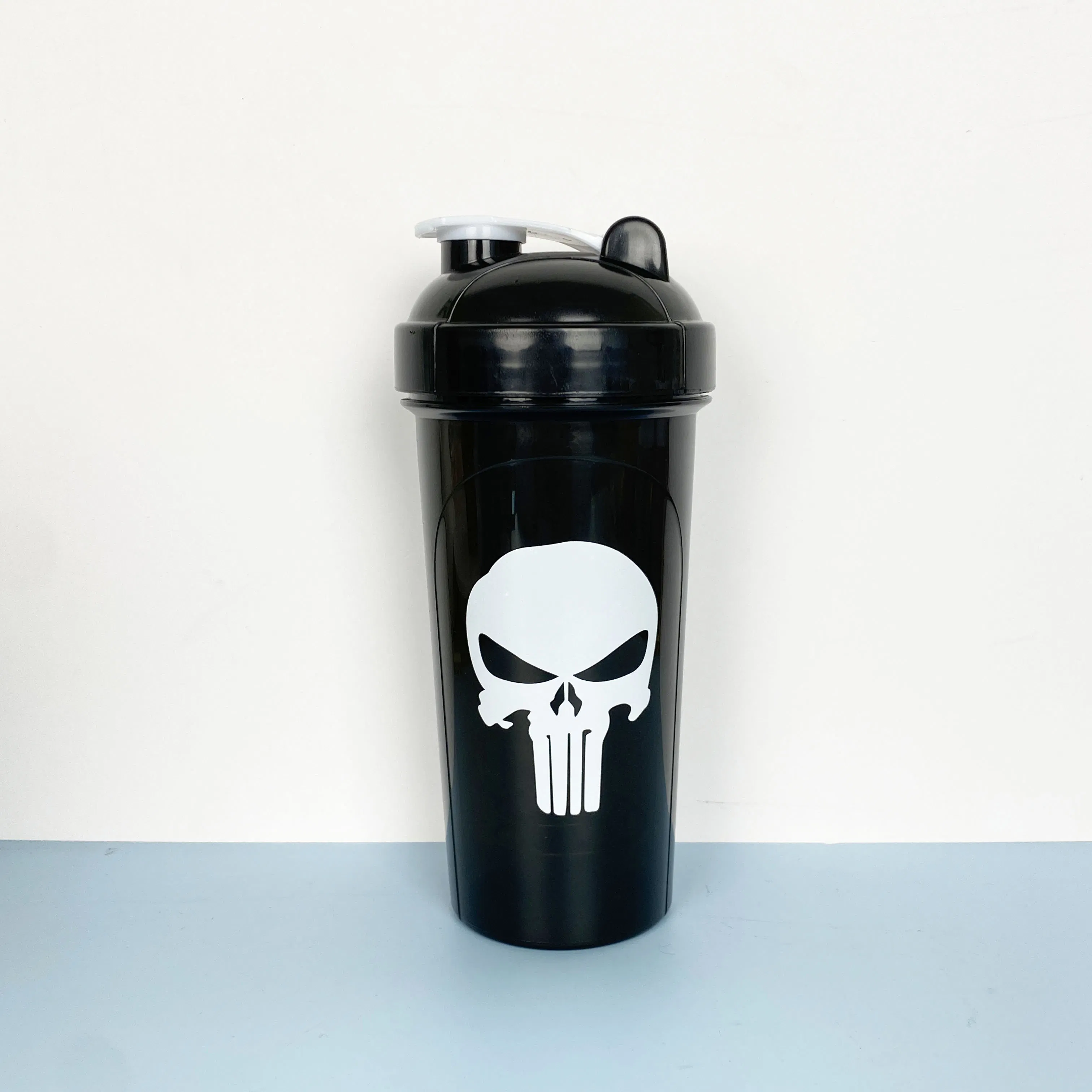 Plastic Water Bottle Protein Powder Shaker Cup for Gym Fitness