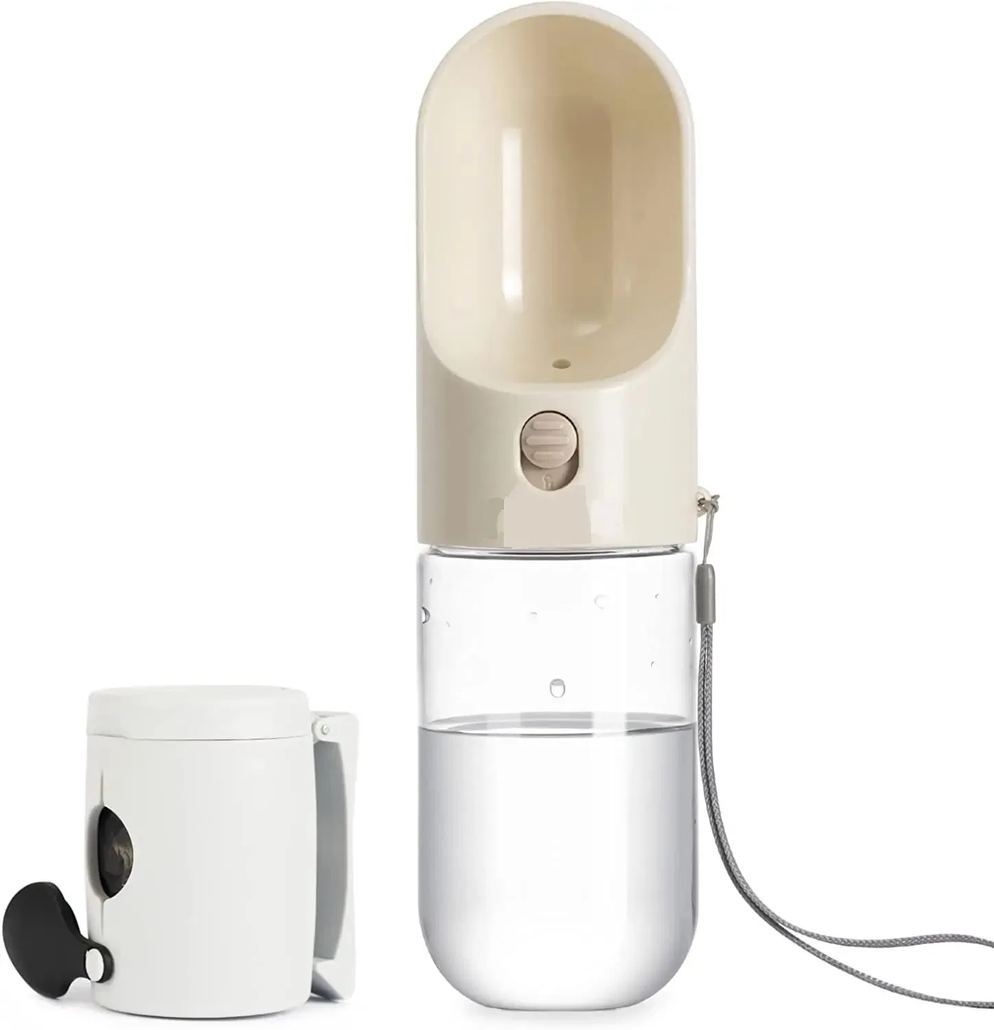 3 in 1 Portable Plastic Dog Water Drink Insulated Bottle for Dogs with Dispenser