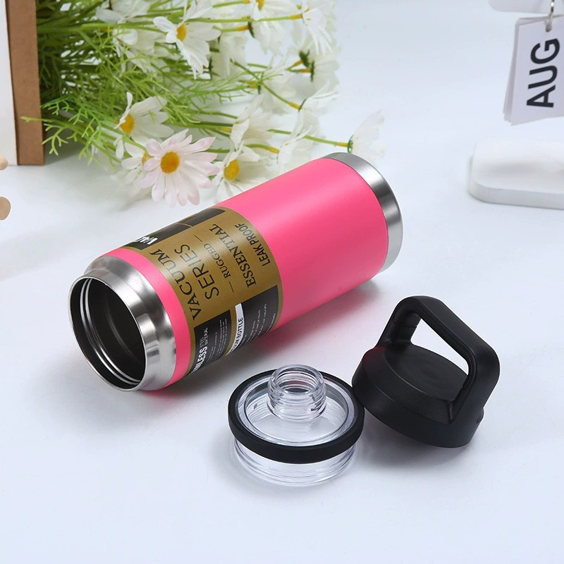 Custom Logo 18oz 26oz 36oz Tumbler Cup Insulated Thermoses Mug Thermal Sport Stainless Steel Water Bottle Vacuum Flask with Chug Lid