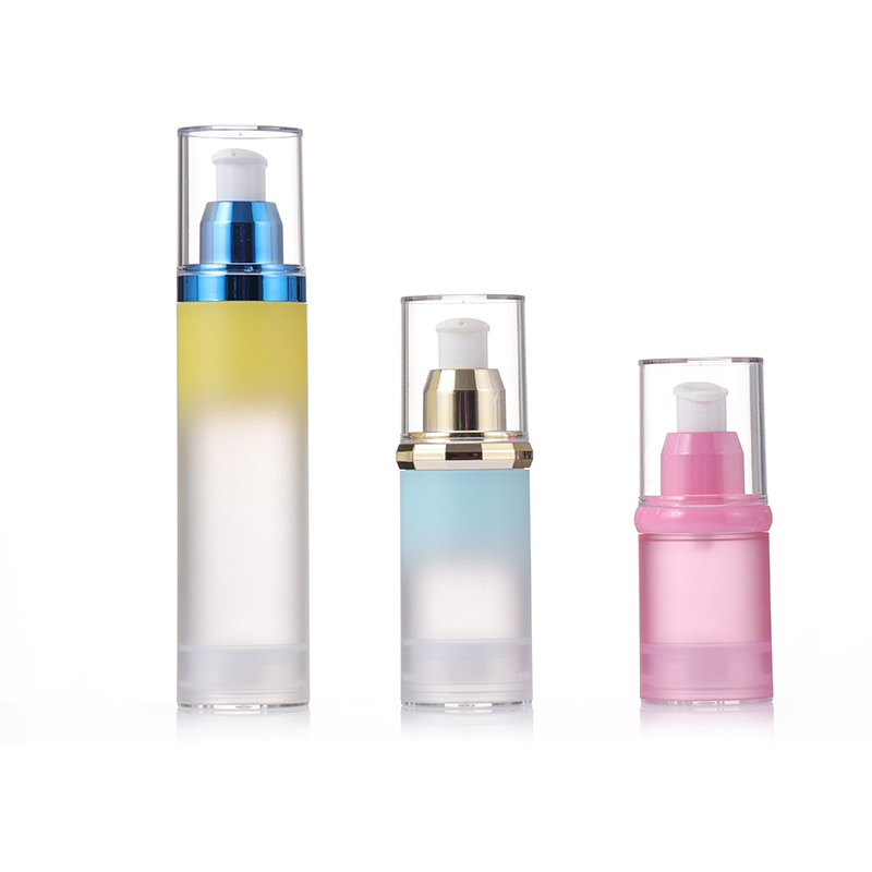 80ml 100ml 120ml Empty Black Acrylic Travel Portable Moisturizer Spray Cream Serum Vacuum Container Airless Lotion Pump Bottle