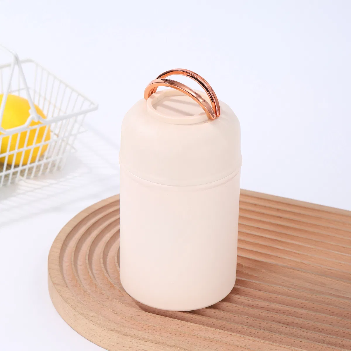 Hot Selling 500ml Double Wall Stainless Steel Insulated Food Flask Jar with Handle