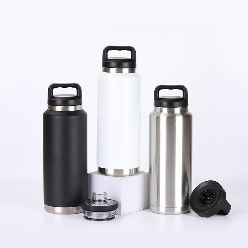 Large Capacity Double Wall Stainless Steel Tumbler with Chug Lid