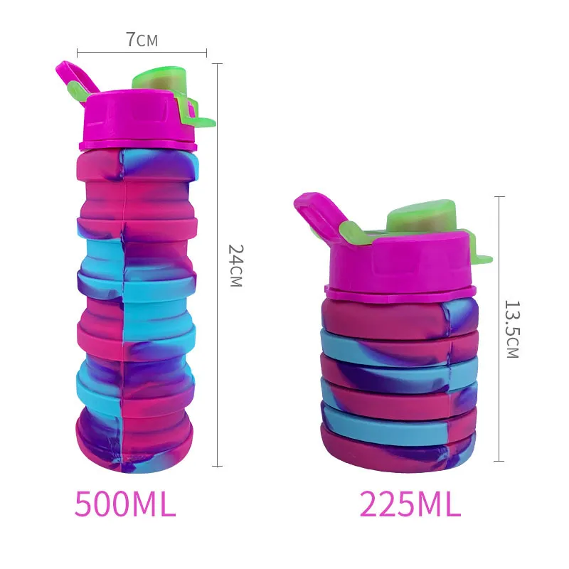 Collapsible Silicone Water Bottle 5