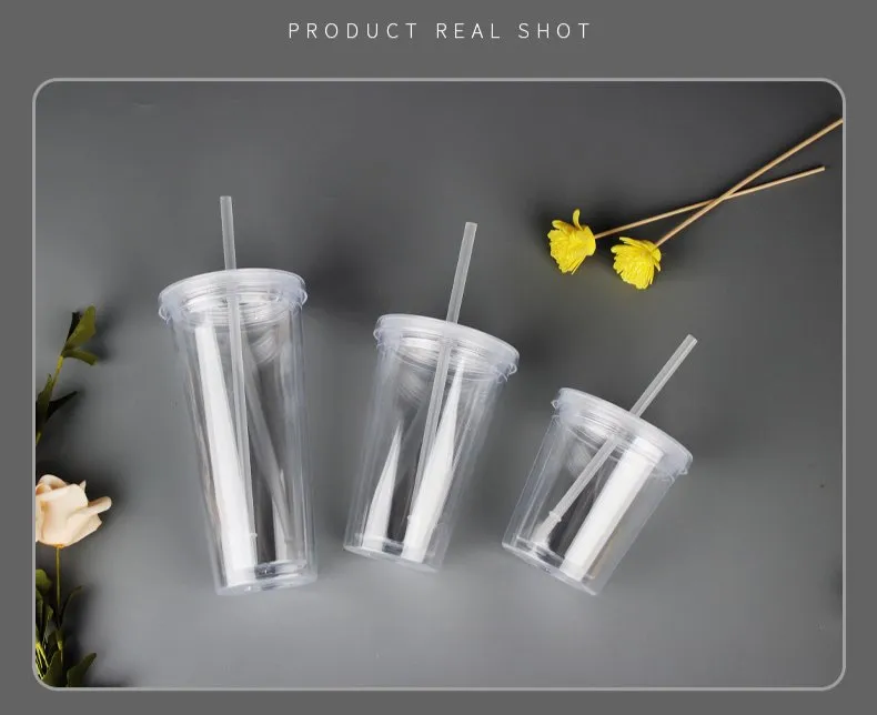 Reusable Plastic Coffee Tumbler