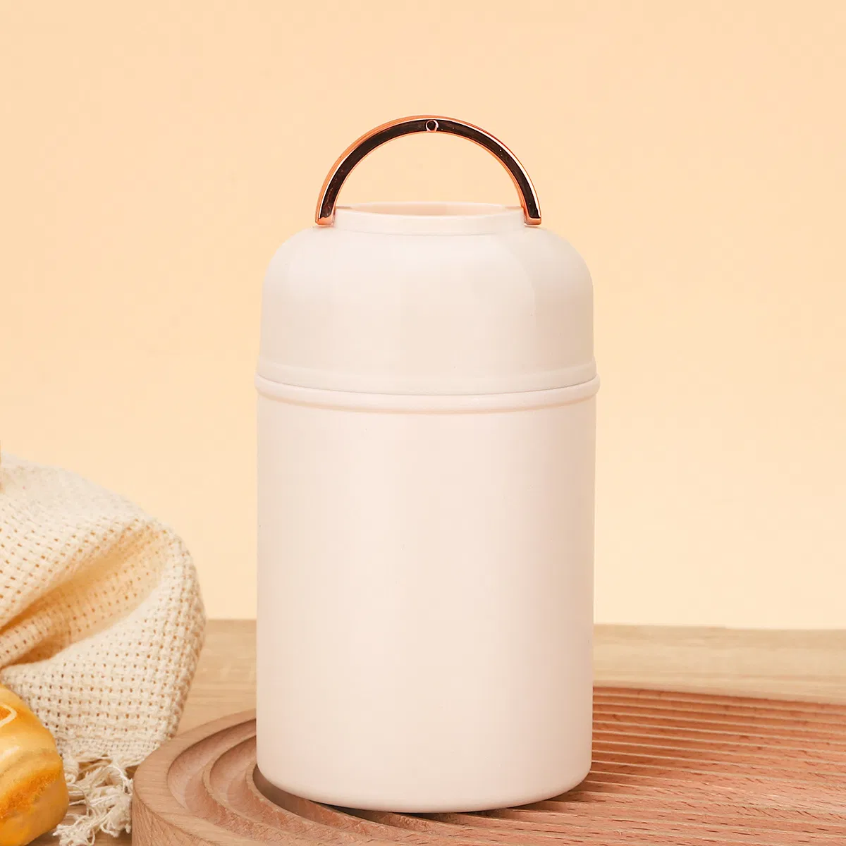 Hot Selling 500ml Double Wall Stainless Steel Insulated Food Flask Jar with Handle