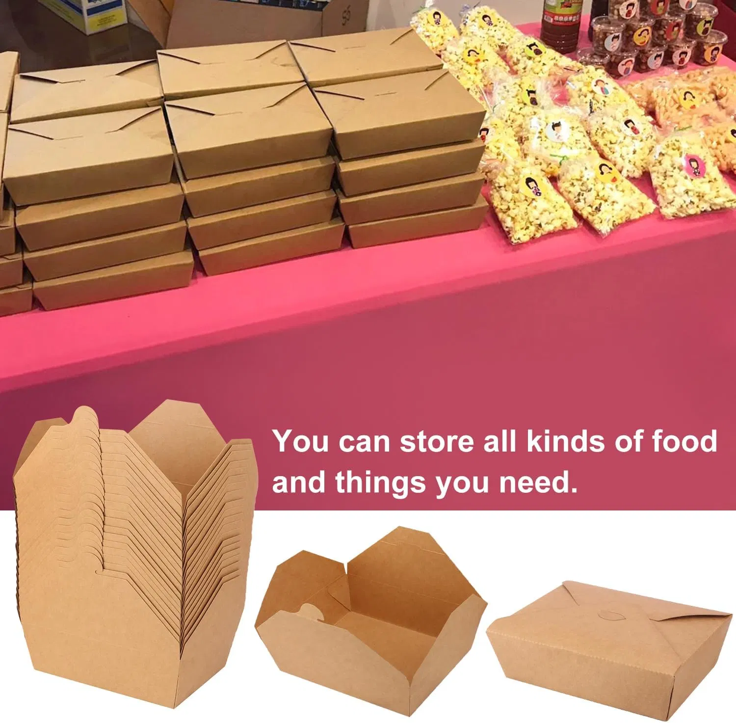 Take out Food Container for Food Take out-Microwaveable &amp; Leakproof