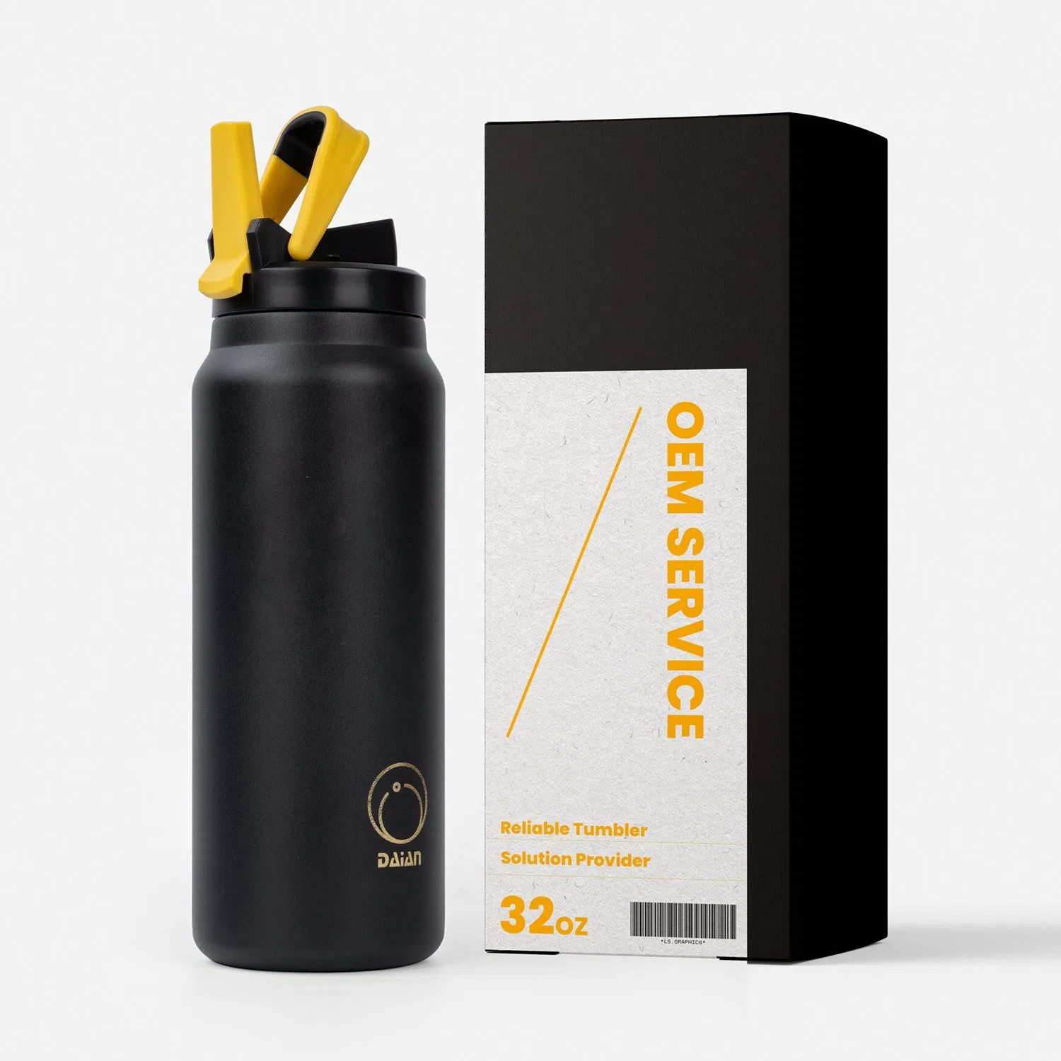 32oz Double Wall Stainless Steel Sports Water Bottle Leak-Proof Thermal Vacuum Insulation BPA-Free Strawlidadults Gymtrave